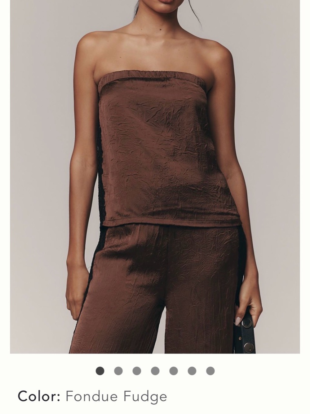 Anthropologie Strapless
Textured Top XL $98